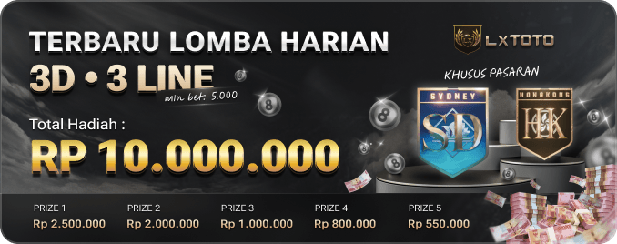 LOMBA HARIAN 3D-3LINE